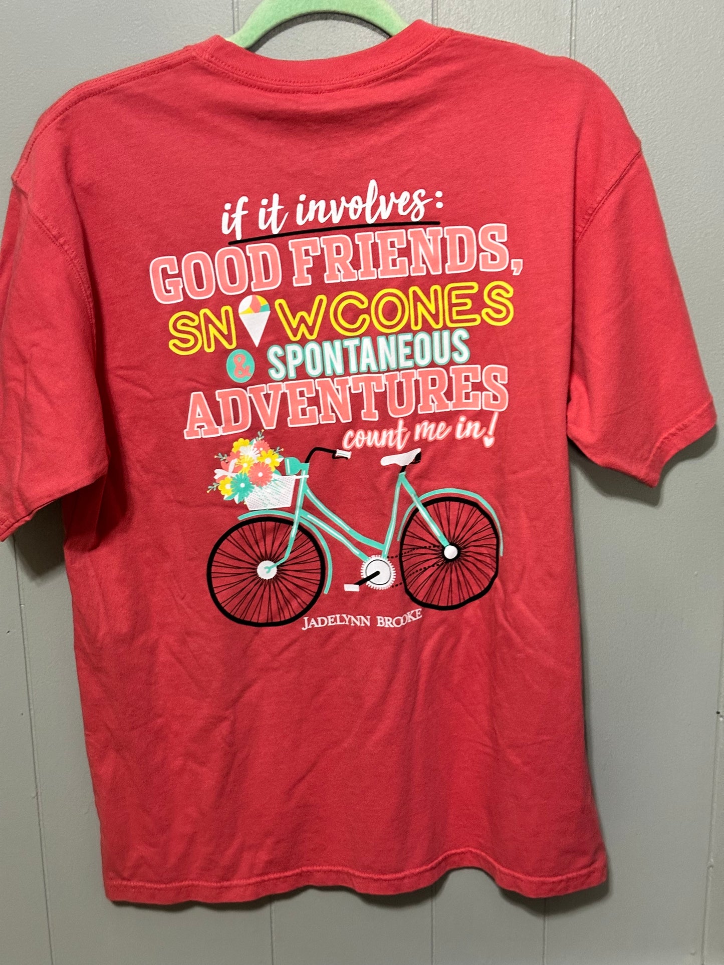 Coral Good Friends And Snowcone Shirt