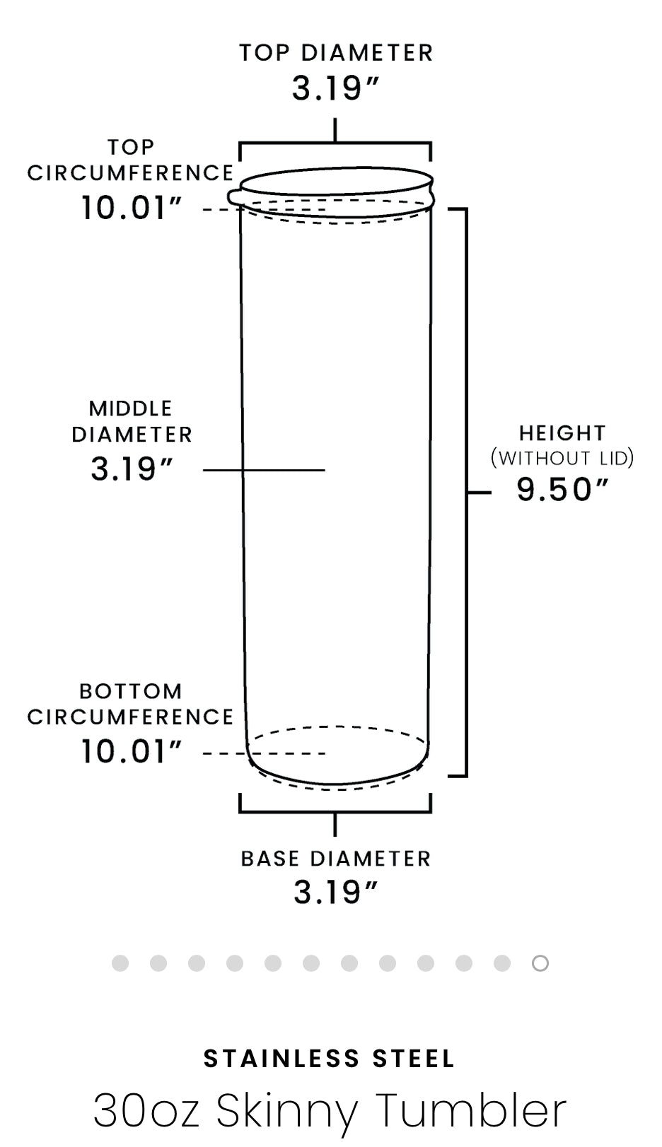 30oz Custom Skinny Tumbler