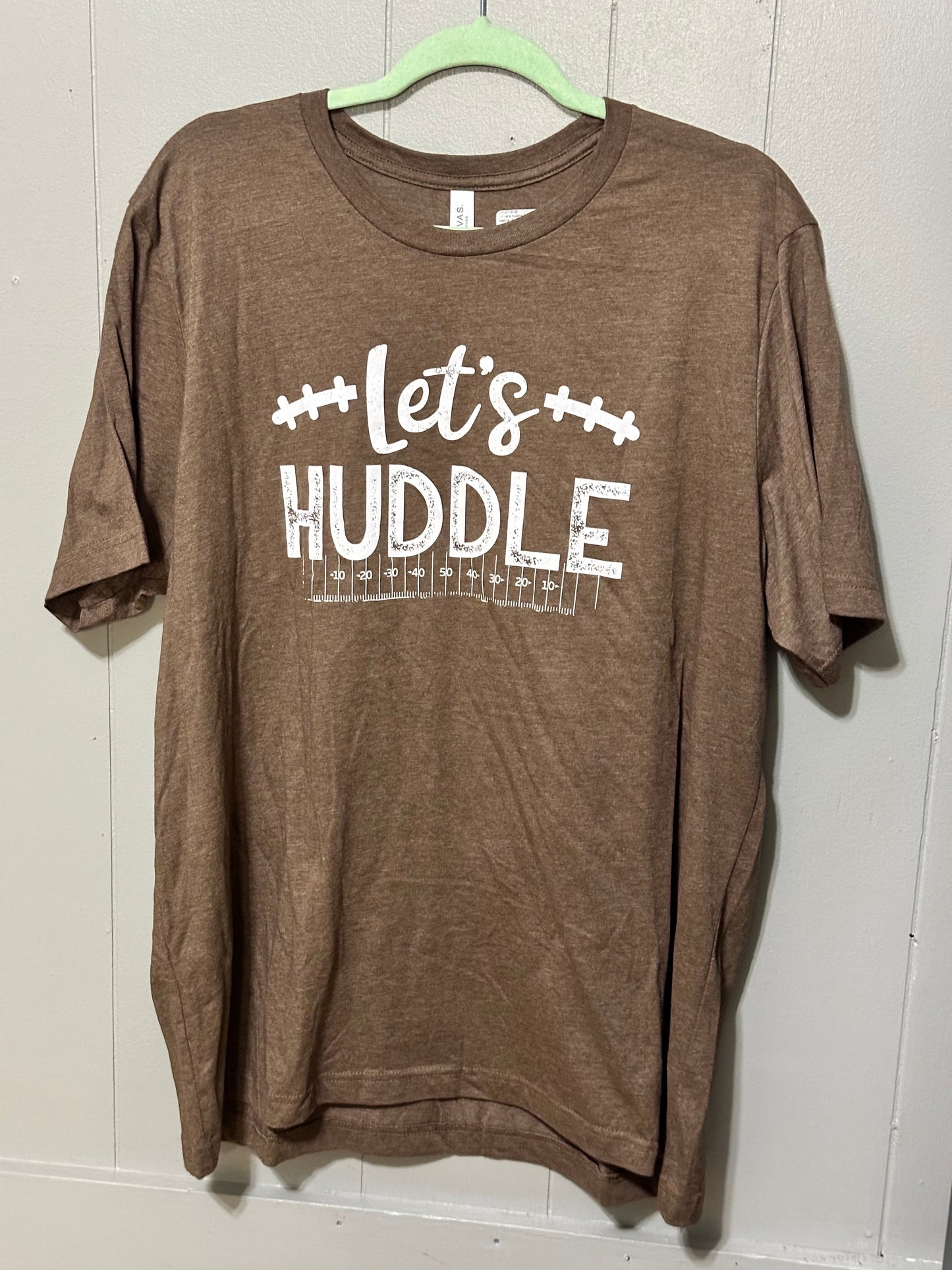 Brown Let's Huddle Shirt